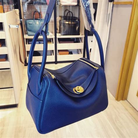 hermes lindy blue nuit|hermes blue handbags.